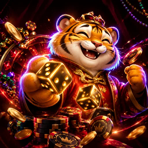 Terceiro rolo do Fortune Tiger girando durante o recurso de respin com multiplicador